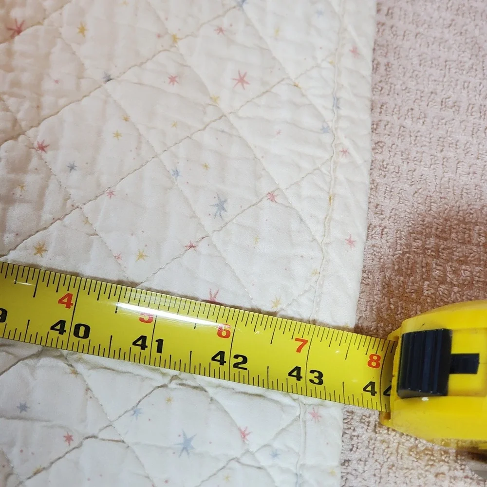 Little Co Lauren Conrad girls' Crib Quilt 59x43 & Quilted Sham 21x25 Pastel Dots